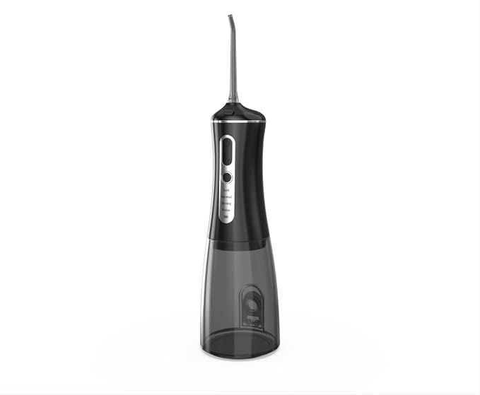 FRESKO Water Dental Flosser, 50-Day Battery Life Oral Irrigator with Constant Pressure, 300ML Water Flosser with 5 Nozzles for Teeth Cleaning, IPX7 Waterproof, Ideal for Braces and Sensitive Gums