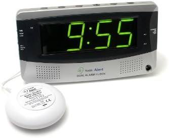 Sonic Alert SBD375SSEU/USA Sonic Boom Dual Alarm Vibrating Alarm Clock