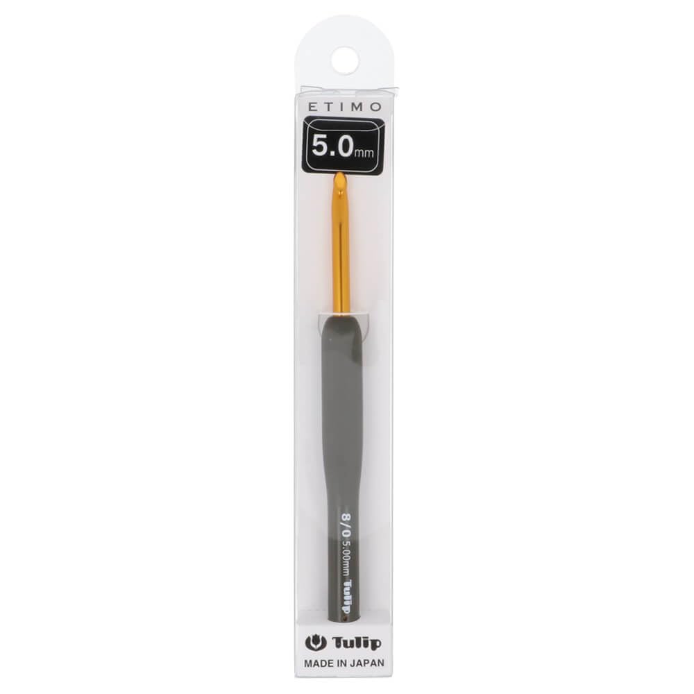 Tulip Etimo crochet hook soft grip 5.00mm - 1pc
