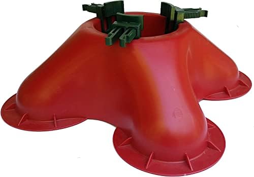Northlight Red Christmas Tree Stand Clamping System for Live Trees up to 7'