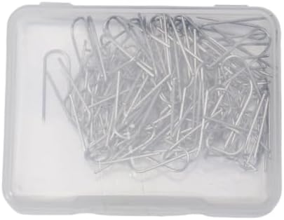 FABULETTA High Temperature Nichrome Wire U-Shaped Hooks 21 Gauge Ceramic Kiln Hanger for Jewelry Pendants Ornaments Glass Art 50PCS(100pcs)
