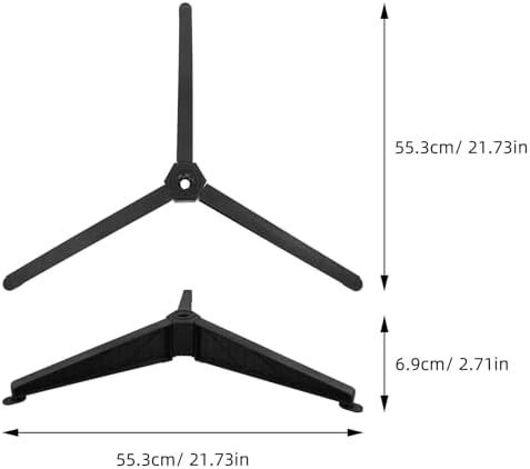 NUOBESTY Christmas Tree Base Holder 6-inch Plastic Christmas Tree Stand Black Easy to Install Stable Support for Holiday Decorations