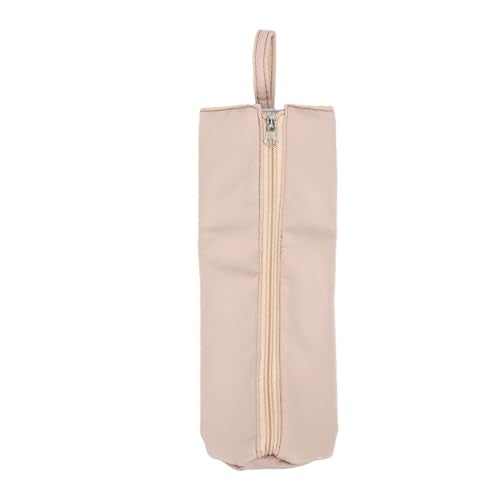 Drfeify Curling Iron Storage Bag, Heat Travel Organizer Pouch with Hanging Loop for Hair Tools Up to 571F, 30x12cm (Apricot) - color: Apricot