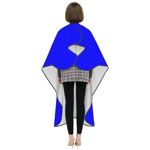 Custom Barber Cape Unisex Salon Hair Cutting Capes Add Your Image Logo Haircut Kit Personalized Stylist Tool - color: Blue