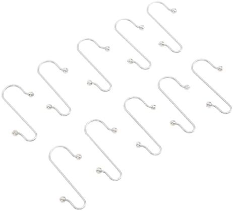 KIMISS 100pcs Less Steel S Shape Hooks Multipurpose Hanging Hooks for Christmas Tree Ornaments, Decorations, and More