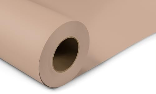Denny Manufacturing - Seamless Paper Backdrop for Photography, Khaki Seamless Paper Roll (53 in x 36 ft) Includes Free Roll Black Gaffer Tape (2 in x 13 ft) - color: Khaki Brown, size: 53 in x 36 ft