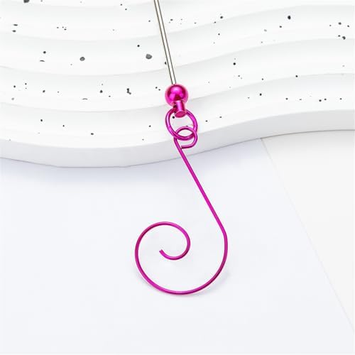 5pcs Metal Beadable Hanging Hooks for Christmas Tree Adornment Festival Ornament Hangers Holiday Decoration Kits Christmas Tree Decoration