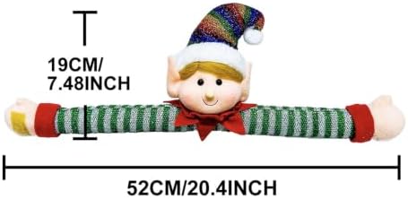 Elf Fairy Figurine Curtain Hooks, Christmas Window Ornament