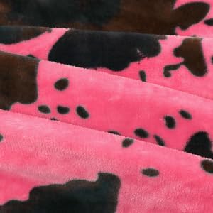 Hot Pink Blanket for Kids Lightweight Cute Soft Toddler Blanket for Girls Strawberry Pink Gifts Decor Stuff for Kids Girls Women Birthday