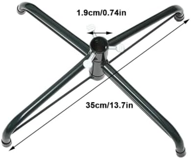 2pcs Sturdy Xmas Tree Stand Metal Quadripod Support for Christmas Tree