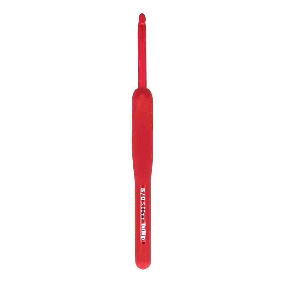 Tulip Etimo Red Crochet Hook Soft-Grip 5.00mm 1pc
