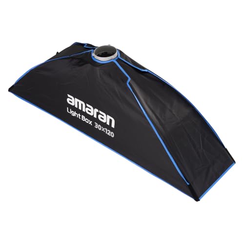 Aputure Amaran Light Box 30x120 Square Bowens Mount Softbox,Included Difusion,Light Control Grid and Carrying Bag for 200X/300C/150C/100D - size: Light Box 30x120