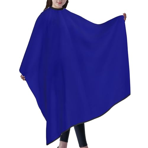 Custom Barber Cape Unisex Salon Hair Cutting Capes Add Your Image Logo Haircut Kit Personalized Stylist Tool - color: Dark Blue
