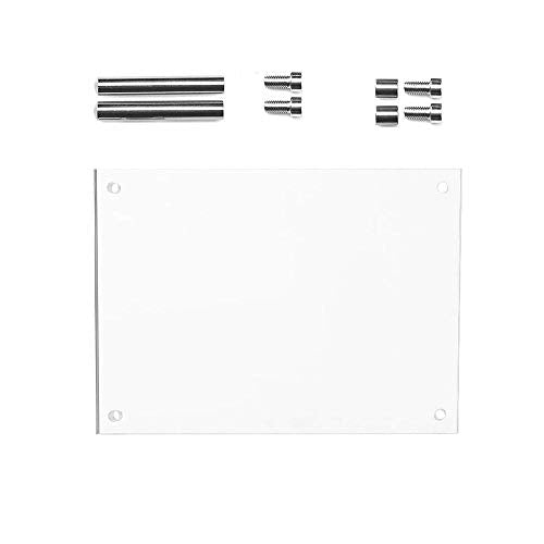 B&NN Acrylic Picture Frame Floating Look，3MM + 3MM Thickness Clear Photo Frame ，Desktop Frameless Display ，Self Standing (11x14) - size: 11" x 14"