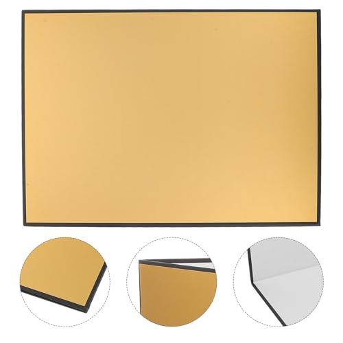 A4 Gold Photography Reflector Board Portable Light Control Panel for Studio and Outdoor Photo Shooting, Foldable Reflective Card for Professional Camera Accessories