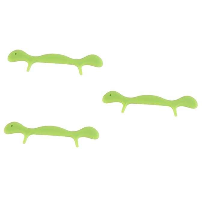 3pcs Silicone Smile Trainer Facial Muscle Exerciser for Mouth Tightener Face Green Silicone for Stuttering Speech Practice