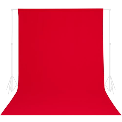 Trlyc Red Background Backdrop - 5x7 FT, Polyester, Valentine's Day, Christmas - color: Red, size: 5x7FT