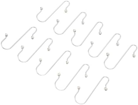 Stainless Steel S Hooks 100pcs | Multipurpose Hangers for Christmas Tree Ornaments/Home Decor/Small Gifts | Secure S - Shape Design