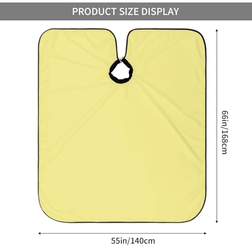 Custom Barber Cape Unisex Salon Hair Cutting Capes Add Your Image Logo Haircut Kit Personalized Stylist Tool - color: Khaki