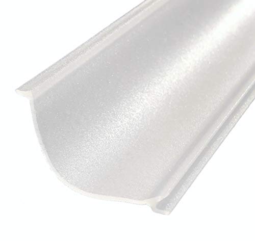 Beam Lighting Under Cabinet Light Cover Replacement | White Ribbed Acrylic Diffuser (UCEL Linkable, 36") - size: 36 Inch, style: UCEL Linkable