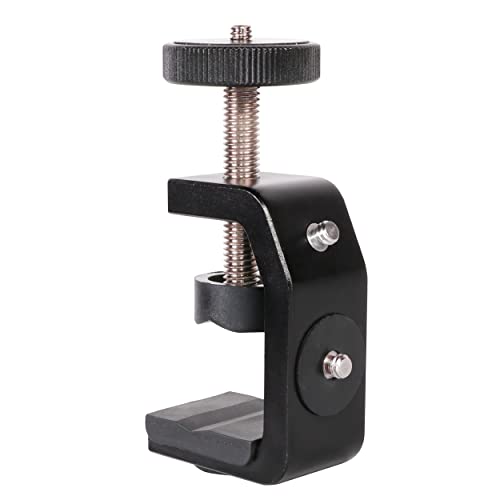 C Clamp Camera Clamp Mount with 1/4" Screw for Photo Studio Video DSLR,Cameras, Light Stand, Desk, Rods, Hooks, Shelves, Cross Bars
