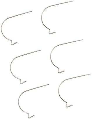 KIMISS 50Pcs Christmas Ornament Hooks, Stainless Steel Lightweight and Portable Hooks, Lovely Deco Xmas Tree Decorating Hangers for Christmas and Easter Party