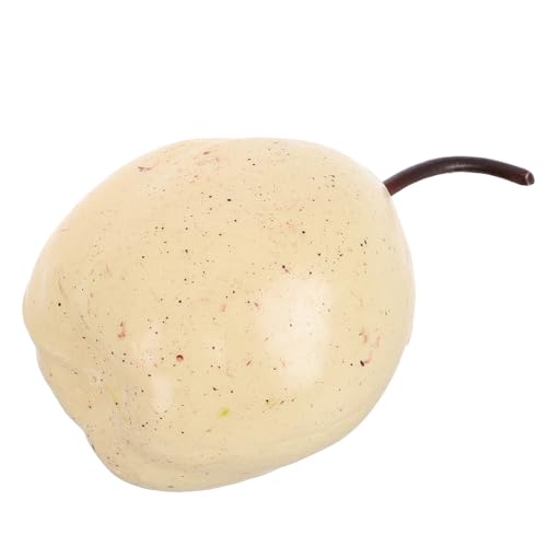 UPKOCH Artificial Pears Faux Fruits Plastic Realistic Pear Decorations 1pcs Food Display Props for Home Kitchen Restaurant Table Ornament