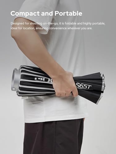 Godox S85T 85cm/33.5in Softbox Bowens Mount, 1s Quick Release & Close, Portable Umbrella Soft Box Fast Setup with Diffusers for Photography Monolight Studio Strobe Continuous Light Accessories - size: S85T-85cm