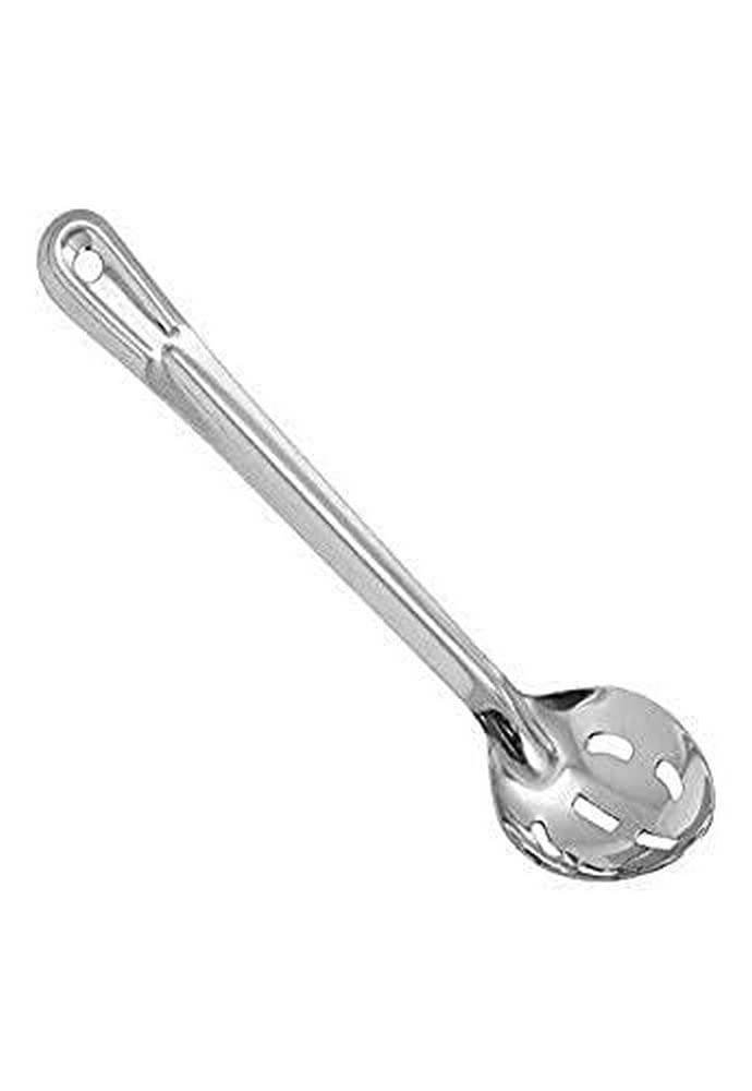 Winco Prime Stainless Steel Basting Spoon, NSF, Slotted, 13"