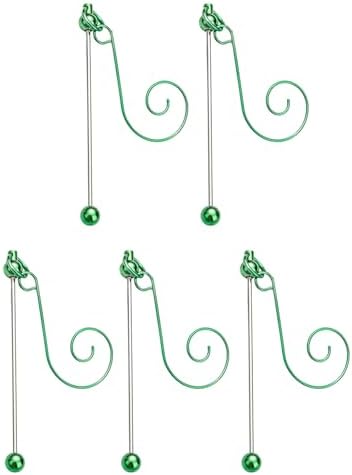 5pcs Metal Beadable Hanging Hooks for Christmas Tree Adornment Festival Ornament Hangers Holiday Decoration Kits Christmas Tree Decoration