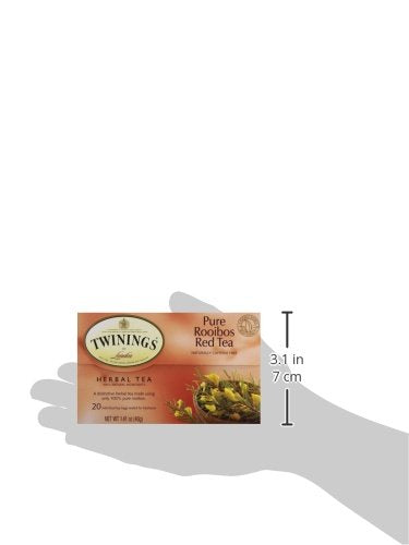 Twinings Tea Red African Rooibos Tea, 20 ct (Pack of 4)