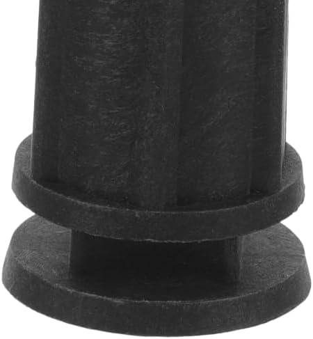 YARNOW 6pcs Black Plastic Xmas Tree Holders with Stable Structure Portable Xmas Tree Fixators for Mini Decors and Christmas Decorations