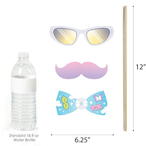 Big Dot of Happiness 00s Y2K - 2000s Party Photo Booth Props Kit - 20 Count - color: 00s Y2k