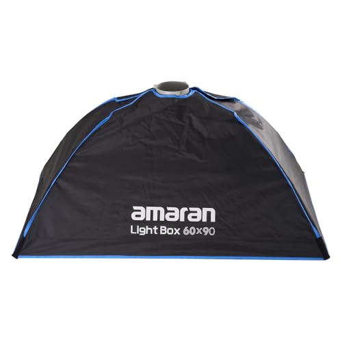 Amaran Light Box 60x90 Square Bowens Mount Softbox,Included Difusion,Light Control Grid and Carrying Bag for 200X/300C/150C/100D - size: Light Box 60x90