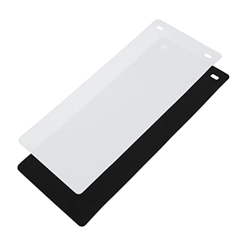 YOKIVE 2Pcs EVA Backdrop, Non-Reflective Photo Background | for Light Box Small Products Photography Studio (White/Black, 33x16) - color: White/Black, size: 33x19"