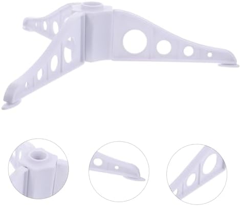 Christmas Tree Stand Plastic Base for Artificial Trees White Stable Support for Pole Decorations and Holiday Displays