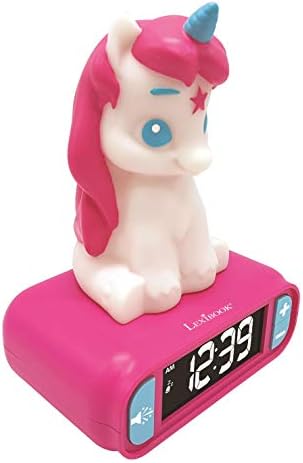 LEXiBOOK, Unicorn Nightlight Alarm Clock, RL800UNI