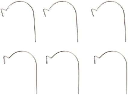 KIMISS Pack of 50 Decorative Christmas Ornament Hooks - Lightweight, Portable, Less Steel Hangers for Christmas Tree Decorations and Party