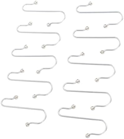 100pcs Stainless Steel S Shape Christmas Tree Hooks for Ornaments ?€? Rust