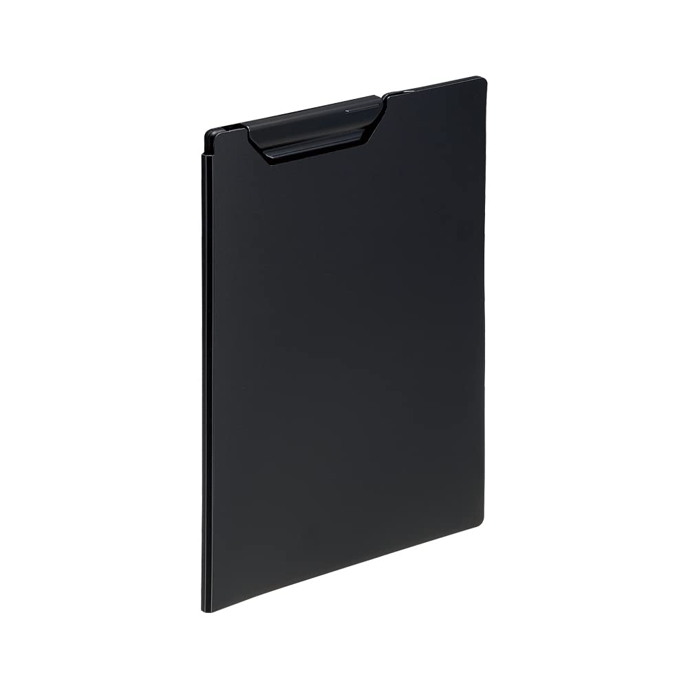 Lihit Lab F5902 Noir Clip File, A5, Black