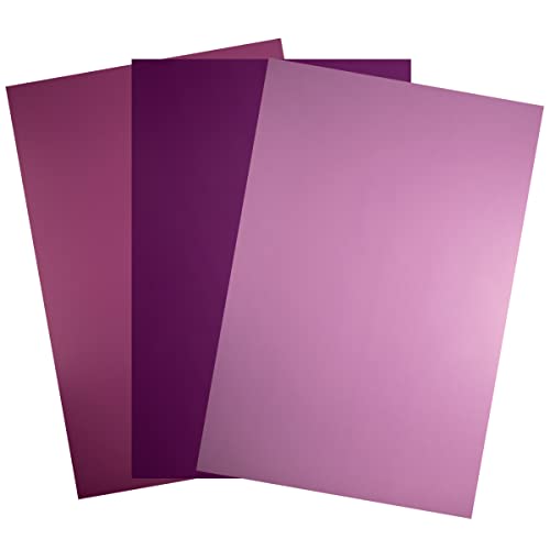 Bessie Bakes 3 Pack Violet Plum Solid Color Roll-Up 2 Feet x 3 Feet Photography Backdrops - color: Violet Plum, Iris, Mauve
