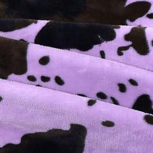 Purple Throw Blanket for Women- Ultra Soft Lightweight Fuzzy Cute Blankets for Teen Girls, Room Decor & Cozy Gifts 50x60 Inches