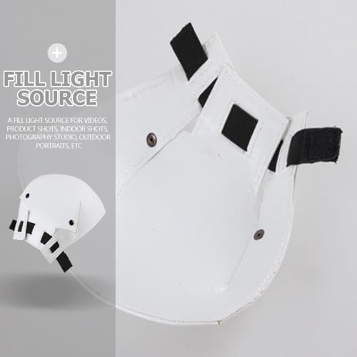 Zerodeko 2pcs Camera Photo Flash Reflector Soft Light Diffuser Bright Reflector Board for DSLR Flash Lighting Studio Use
