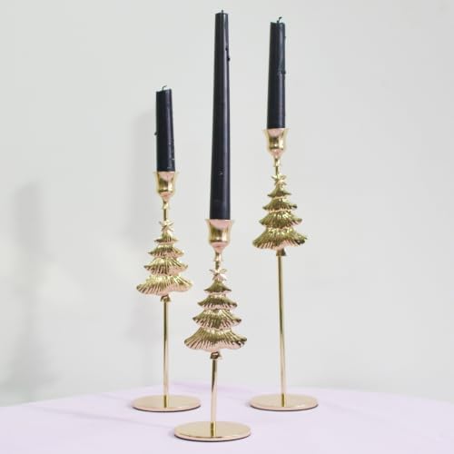 Stand Christmas Tree Metal Decor Piece, Black S