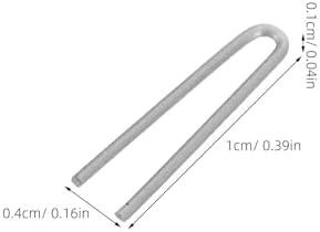 100pcs Tungsten Wire U Shaped Hanger Hooks for Ceramic Ornaments