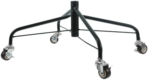 Christmas Tree Caster Stand, Metal 18.6 X 7.8 Locking Brake