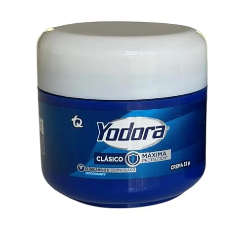 Yodoraa Classic Deodorant Maximum Protection - Aluminum Free, Unscented Cream Deodorant, Pack of 2 (60g/2.11oz & 32g/1.12oz)