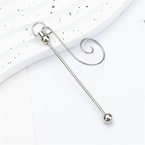 5pcs Metal Beadable Hanging Hooks for Christmas Tree Adornment Festival Ornament Hangers Holiday Decoration Kits Christmas Tree Decoration