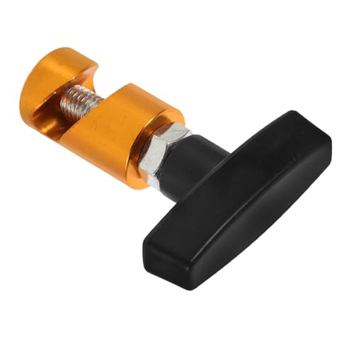 POPETPOP Automotive Universal Hood Lift Strut Clamp Gold Hydraulic Support Holder Car Hood Prop Tool Anti-slip Fixing Clamp for Engine Maintenance and Trunk Tailgate