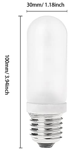 E26 Halogen Bulb 150W Frosted Modeling Lamp T30 Mini Shape Light for Photography Lighting Photo Studio Strobe Lighting 3000K Warm White AC110-130V Milky Cover Pack of 4